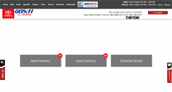 Desktop Screenshot of goschtoyota.com